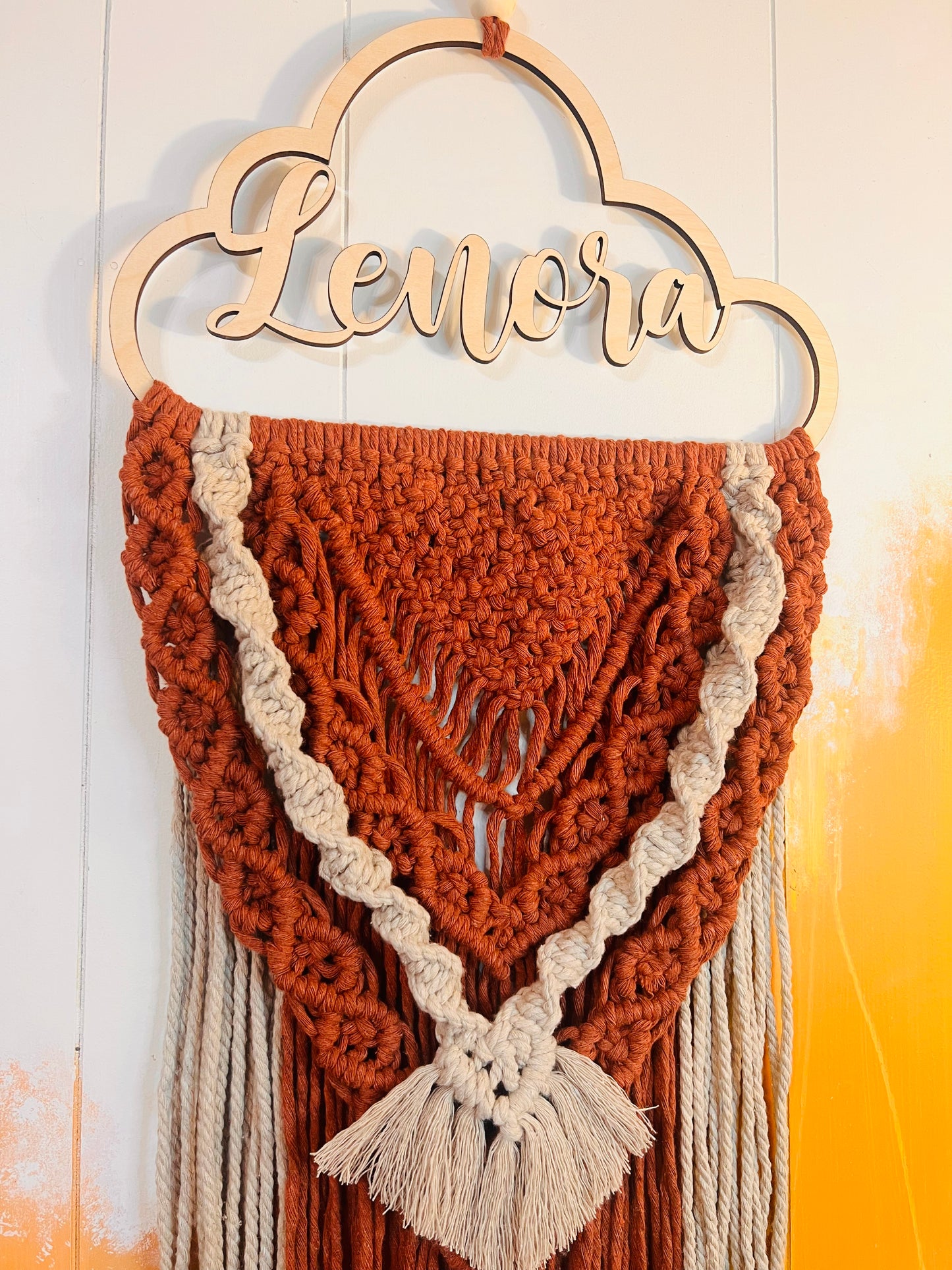 Macrame Name Sign