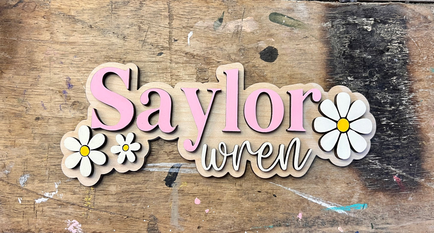 Flower name announcement