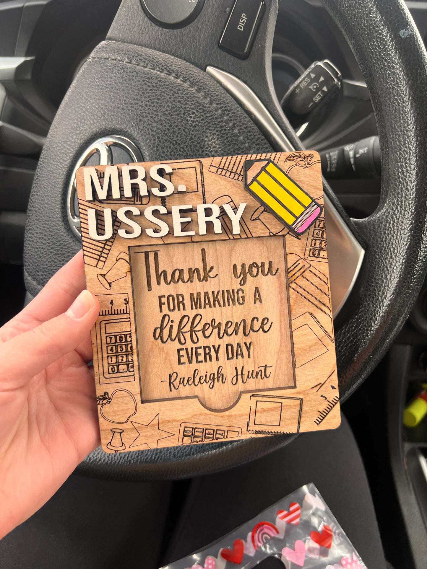 Post it note holder