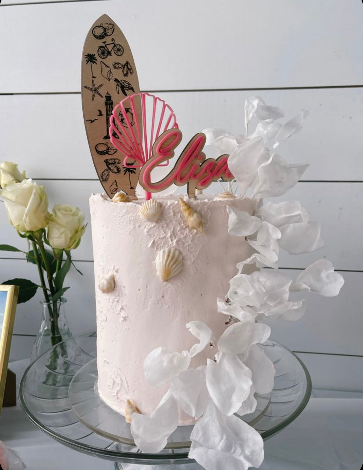 Beachy Cake Topper