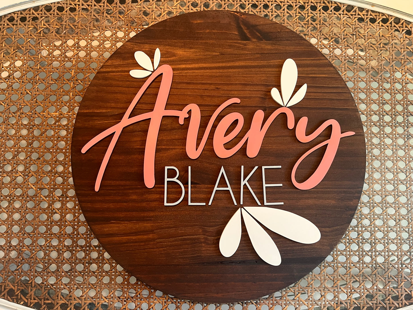 Simplicity nursery sign