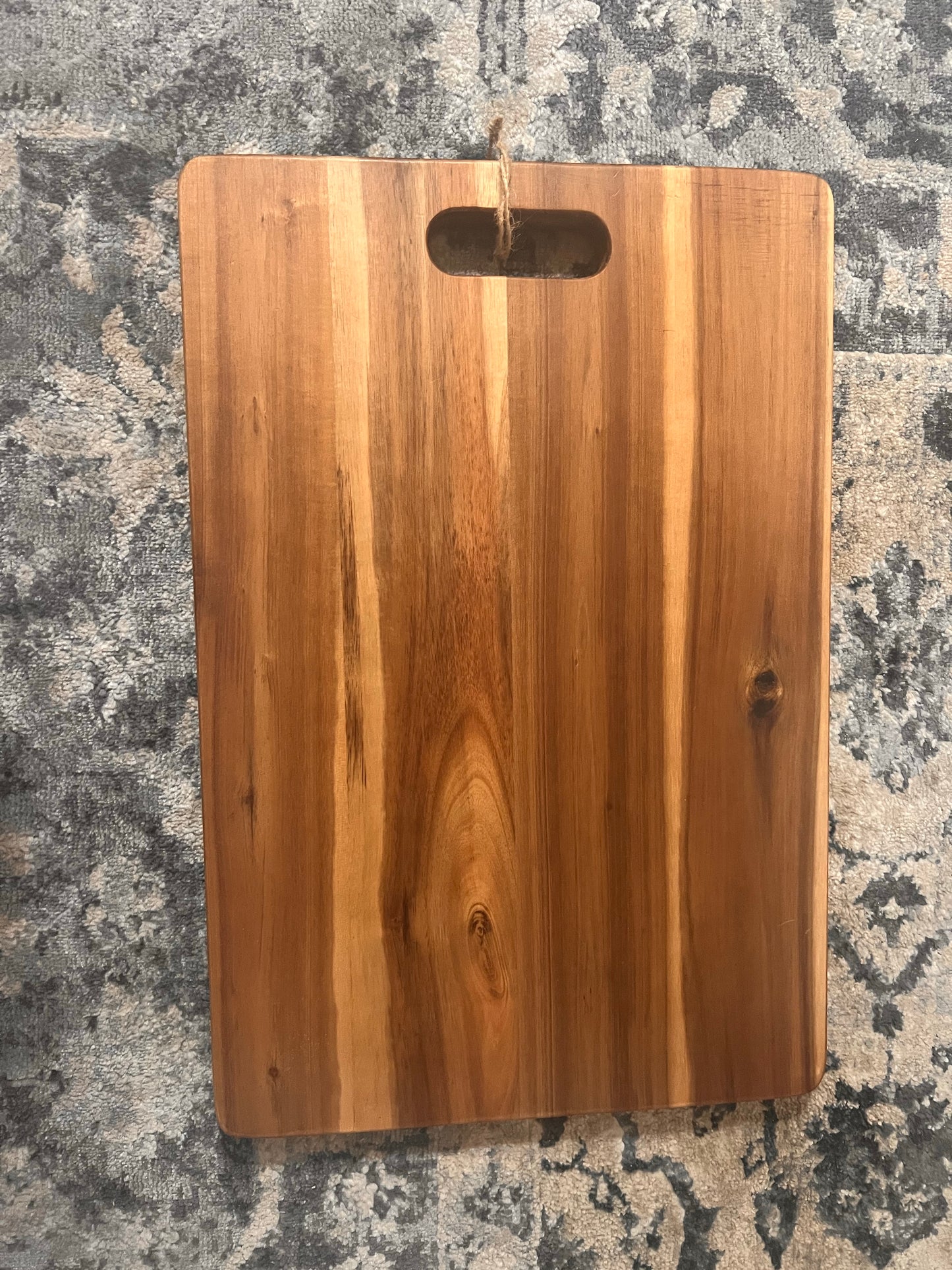 Rectangular with handle cut out