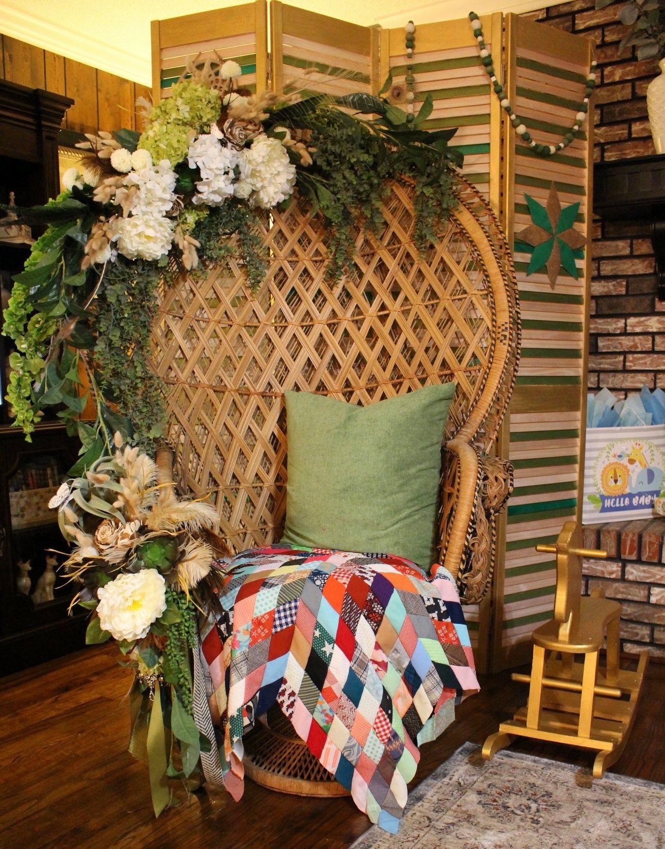 Large Peacock Chair