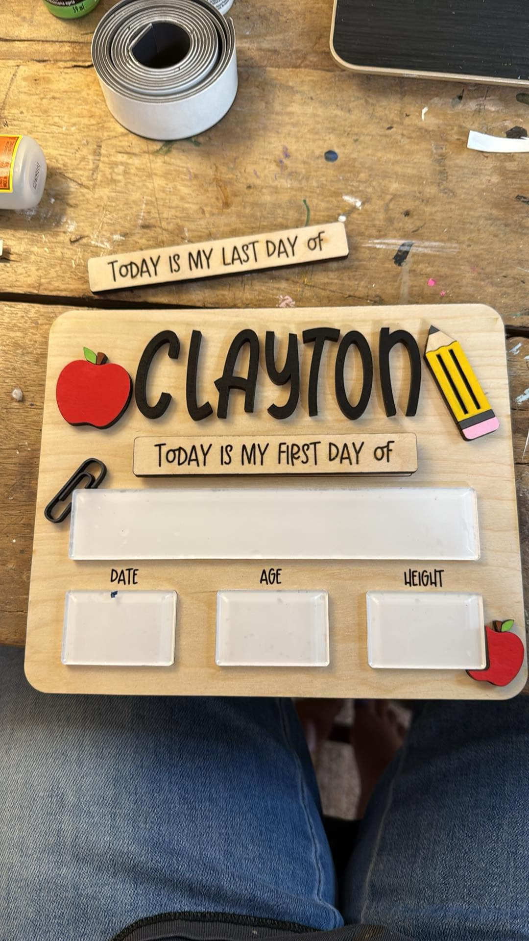 Back to school write in