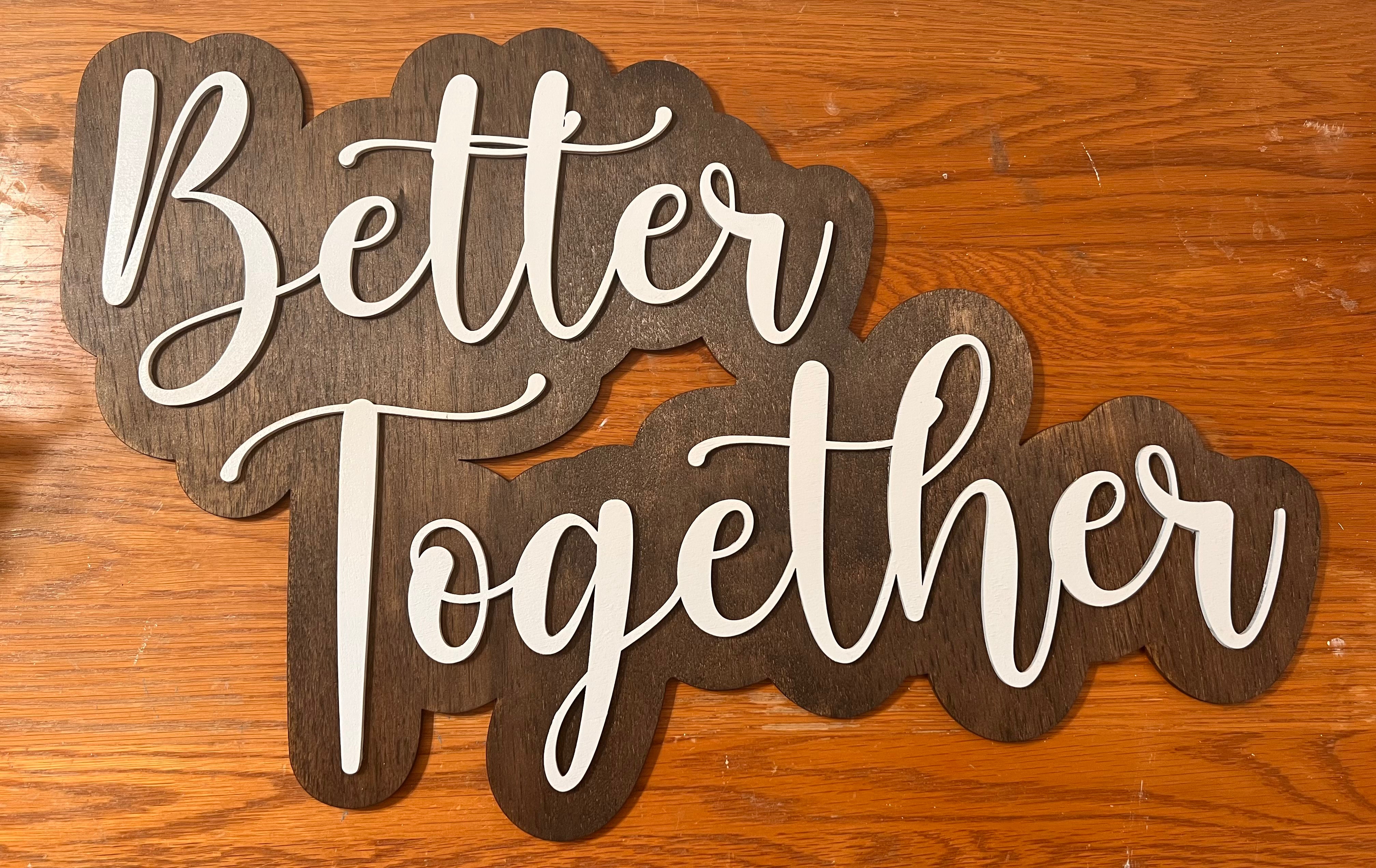 Double Layer Sign – Chilton Grove