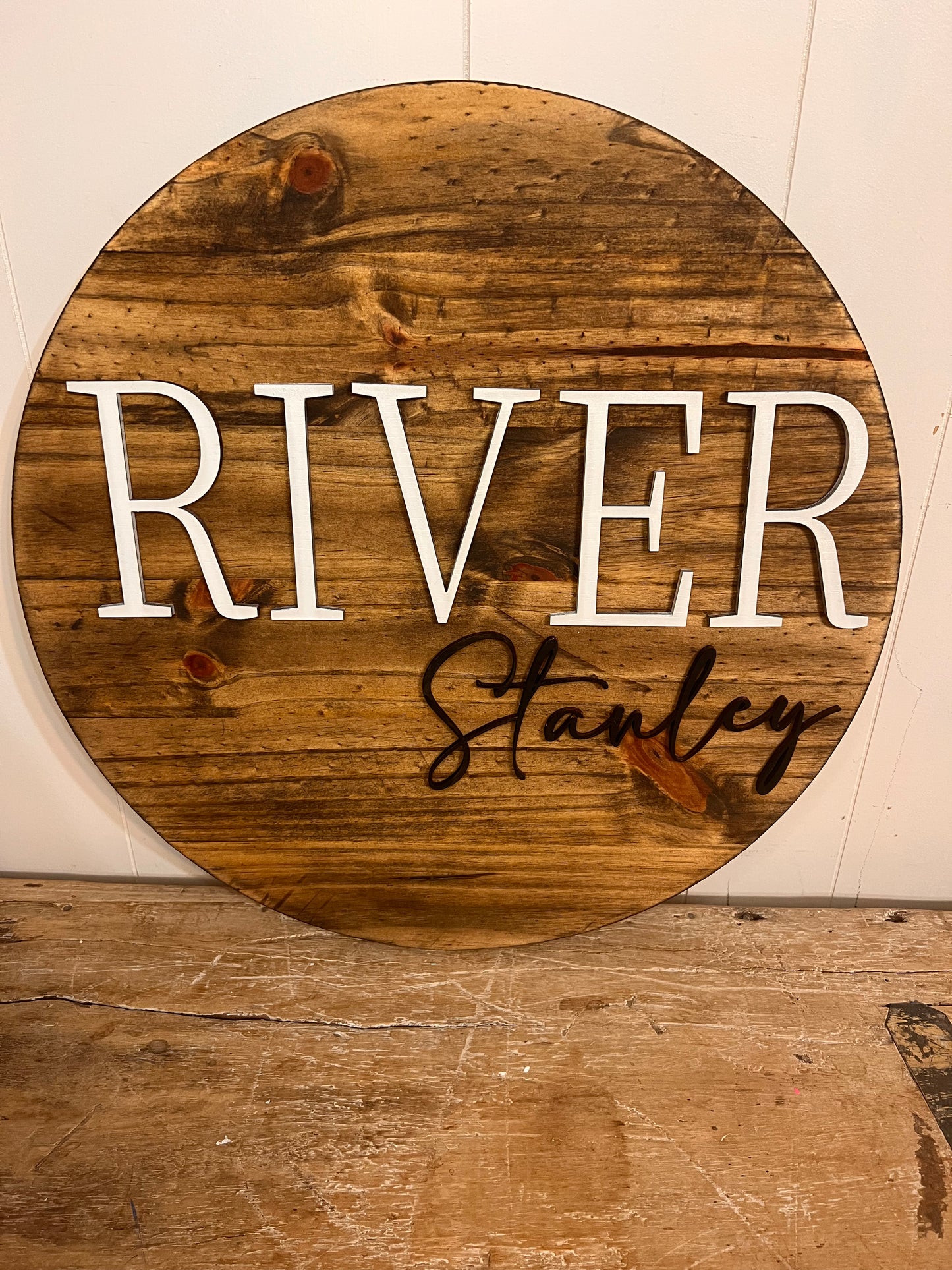 Simple style nursery sign